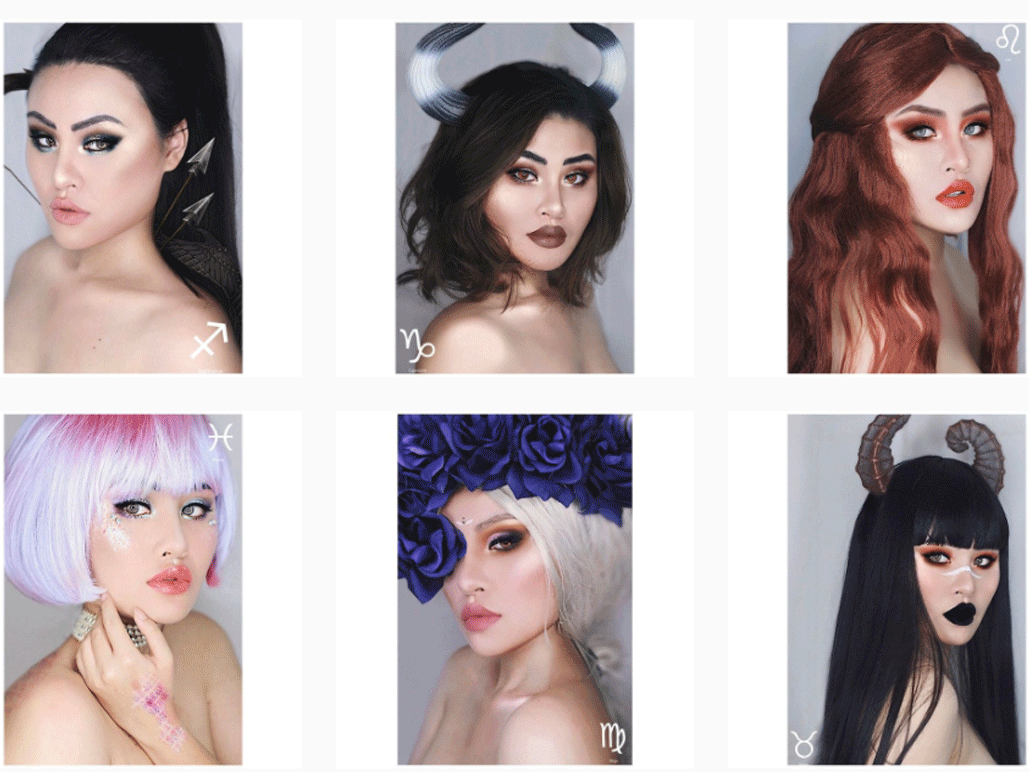 12 maquillages pour les signes du Zodiaque