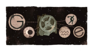 17 mai 2017 : un doodle pour célébrer la découverte de la Machine d’Anticythère