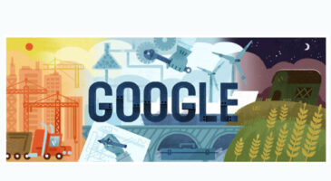 1er mai 2017 : un doodle pour le Journée Internationale des Travailleurs