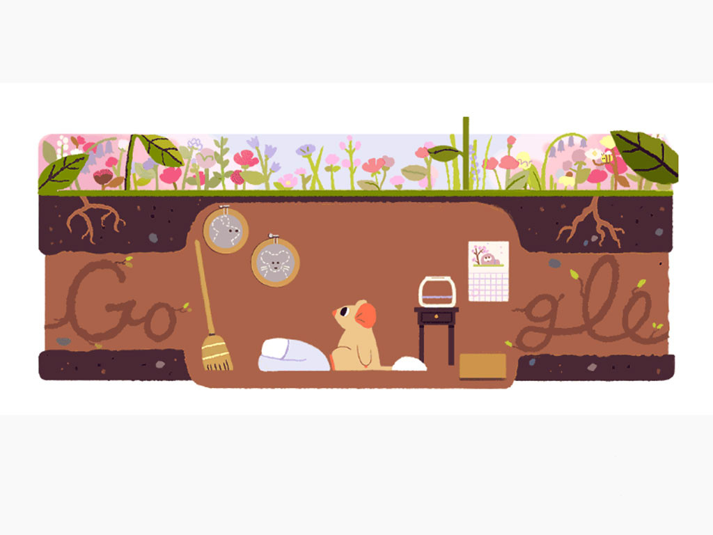 20 mars 2017 : un doodle pour chaque hémisphère