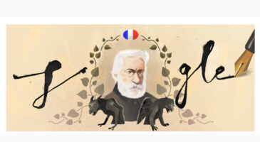 30 juin 2017 : un doodle en l’honneur de Victor Hugo