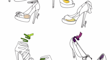 A l’aise dans ses stilettos en toutes circonstances !