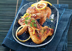 Ailerons de poulet au citron et à la coriandre