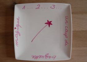 Assiettes à dessert personnalisées