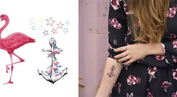 Avec les faux tatouages Otzi, je vois la vie en rose