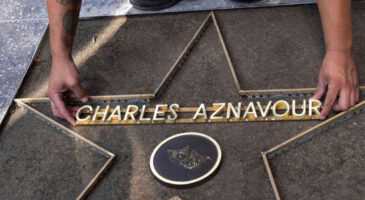 Aznavour a son étoile à Los Angeles