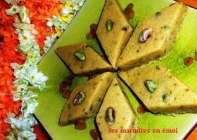 BARFI UN DESSERT POUR DIWALI 2009