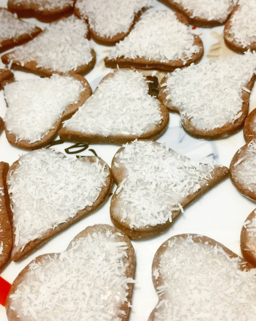 Biscuits de Noël à la cannelle et à la noix de coco