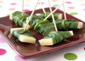 Bouchées comté basilic