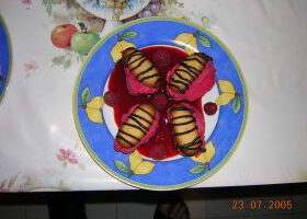 Bouchées croquantes à la framboise