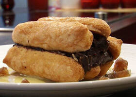 Bûchettes de Noël aux marrons et au chocolat noir