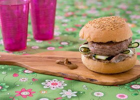 Burger de veau aux girolles