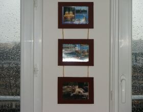 Cadres photos suspendus