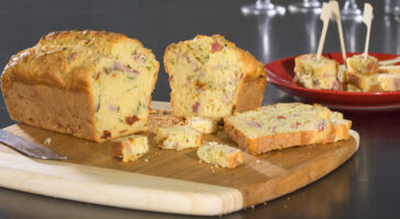 Cake rapide jambon moutarde