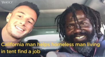 Ce jeune homme aide un SDF à retrouver un travail et raconte leur histoire