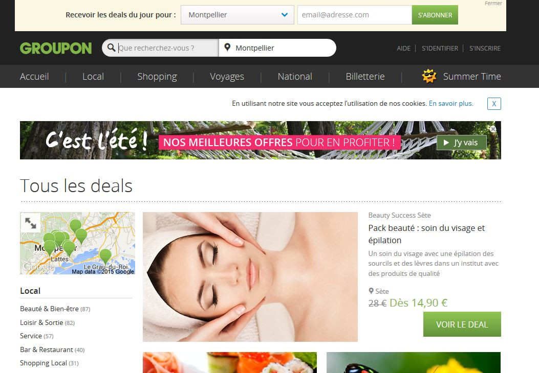 Ce que j&rsquo;achète sur Groupon