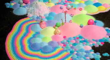 Cet artiste utilise des milliers de bonbons pour créer ces univers magiques