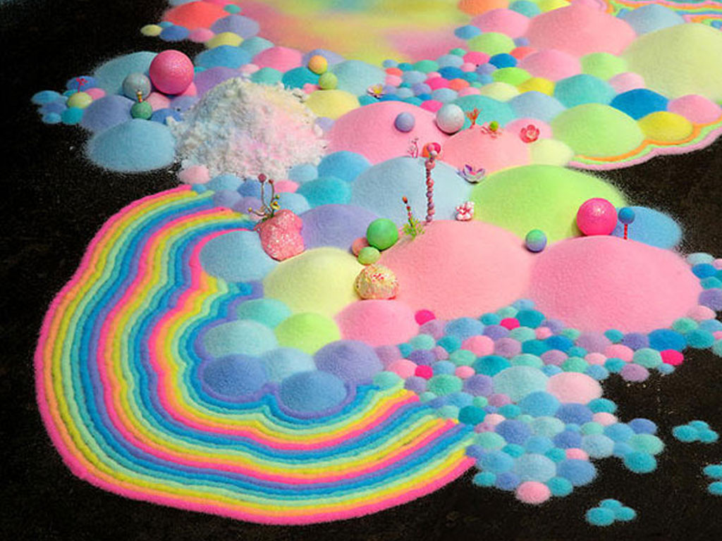 Cet artiste utilise des milliers de bonbons pour créer ces univers magiques