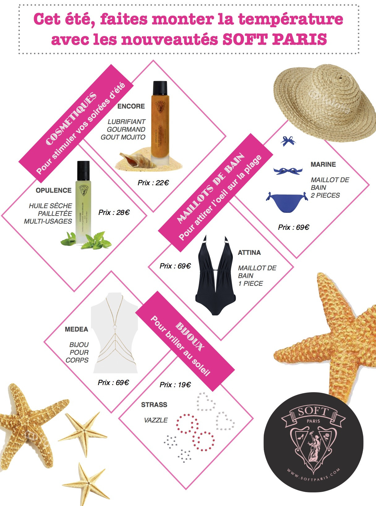 Cet été,  faites monter la température avec les nouveautés Soft Paris