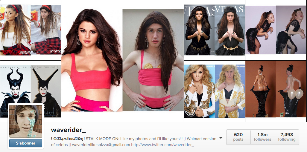 Cet instagramer qui copie les stars