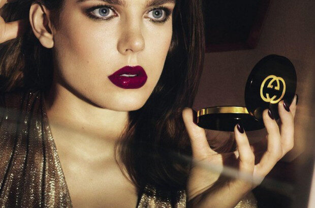 Charlotte Casiraghi, égérie pour les cosmétiques Gucci
