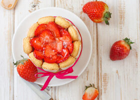Charlotte aux fraises