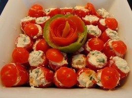 Tomates cerise farcies