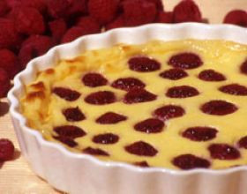 Clafoutis aux framboises