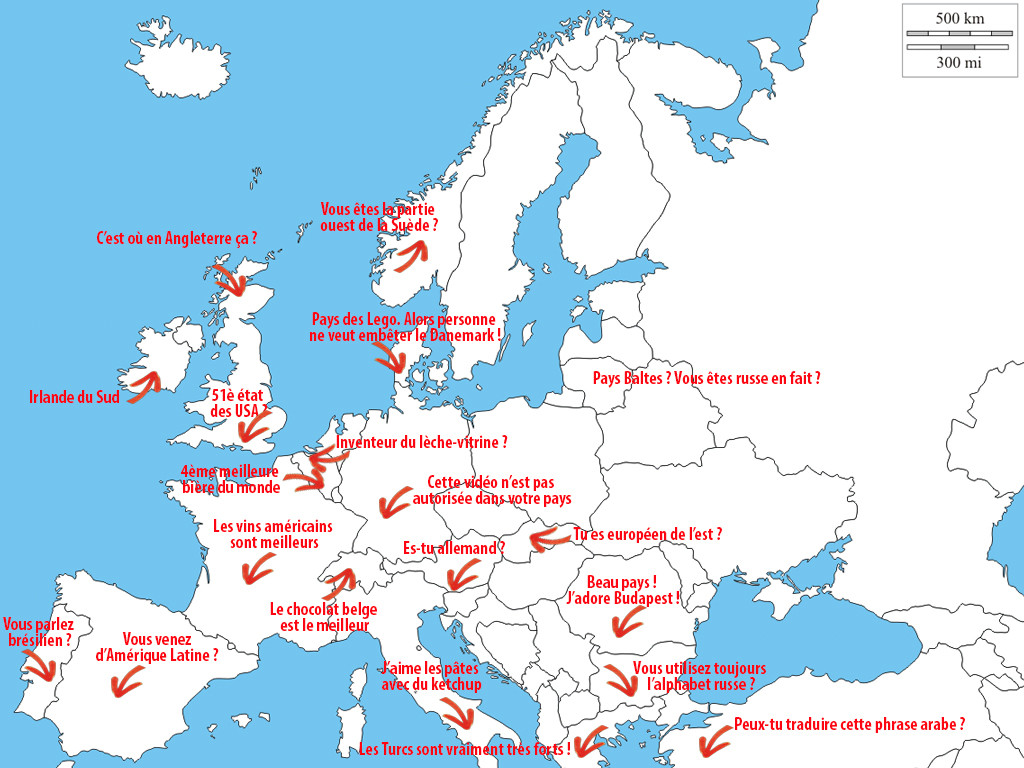 Comment énerver un européen en une seule phrase ?