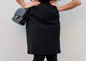 LA question mode : comment je porte ma jupe crayon ?