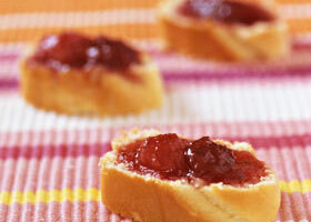 Confiture fraises banane