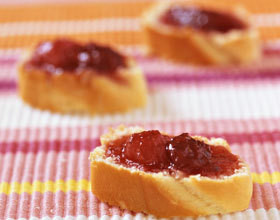 Confiture fraises banane