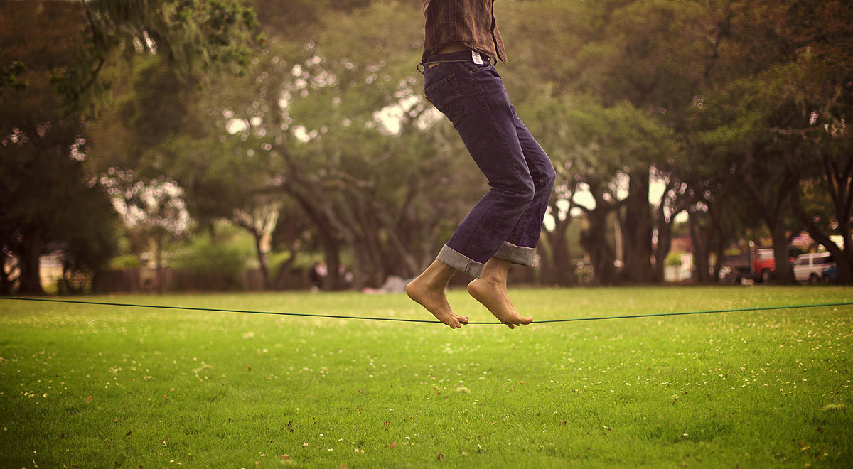 Connaissez-vous le slackline ?
