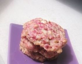 Cookies framboise et chocolat blanc