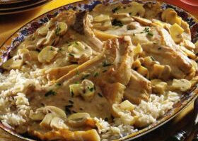 Côtes de veau à la normande