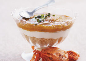 Coulis d&rsquo;abricots ricotta-amarettis