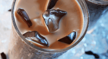 Crème moka et noisettes