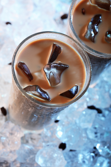 Crème moka et noisettes