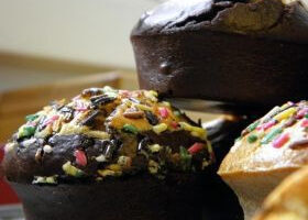 Cupcake mi-ange mi-démon