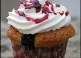 Cupcakes aux mûres