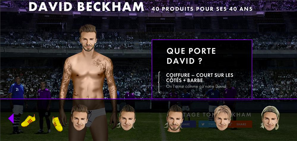 David Beckham a 40 ans, on le fête en le déshabillant !