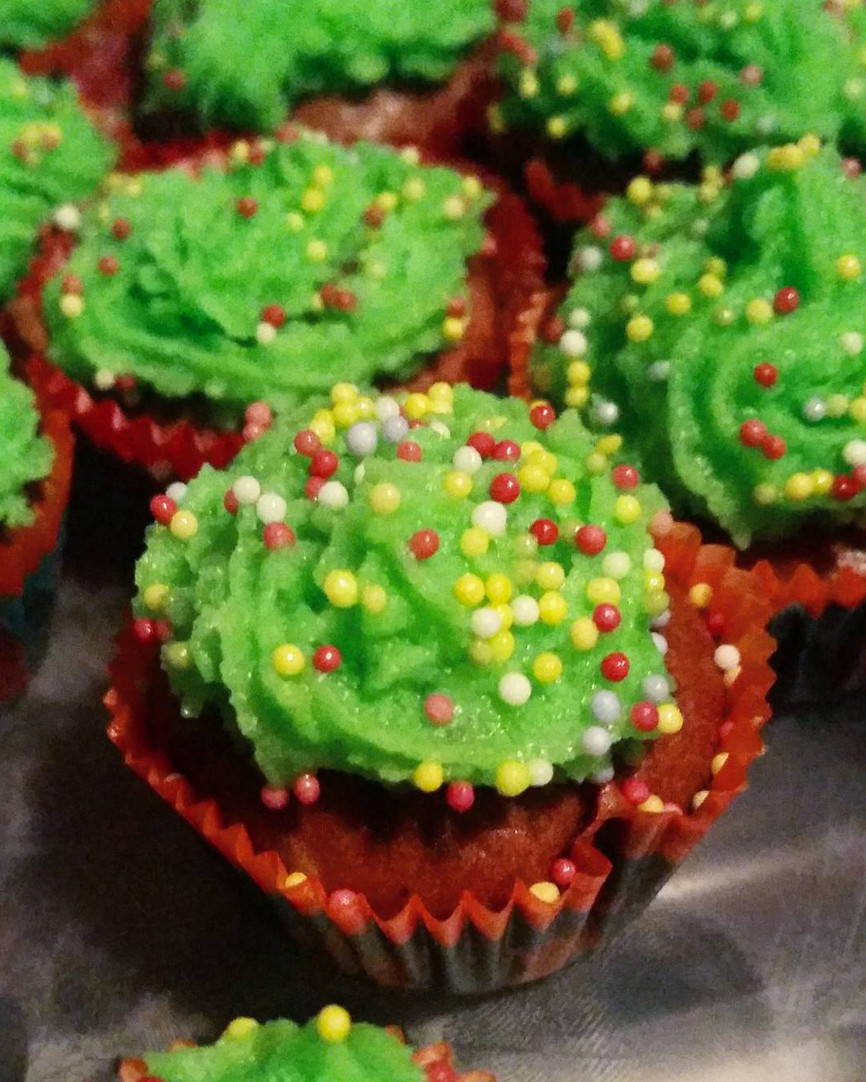 Des cupcakes maison pour remplacer la bûche de Noël