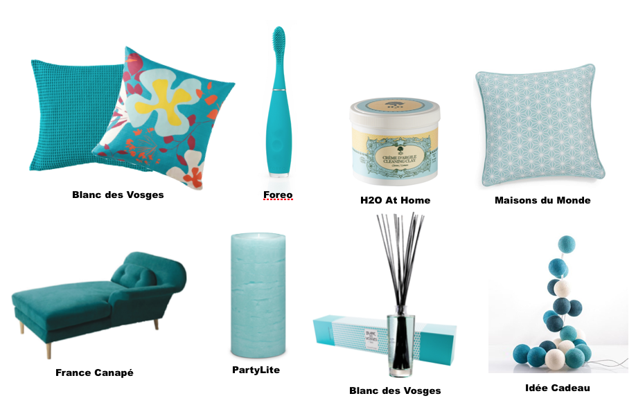 Du turquoise dans la déco !
