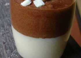 Duo de mousse au chocolat et piment d&rsquo;espelette