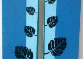 Entre rayures et feuilles…