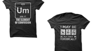 Etrennes 2017 : Osez les t-shirts scientifiques ET rigolos