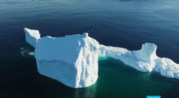 Exceptionnel ! Au Canada, un énorme iceberg attire une foule de curieux