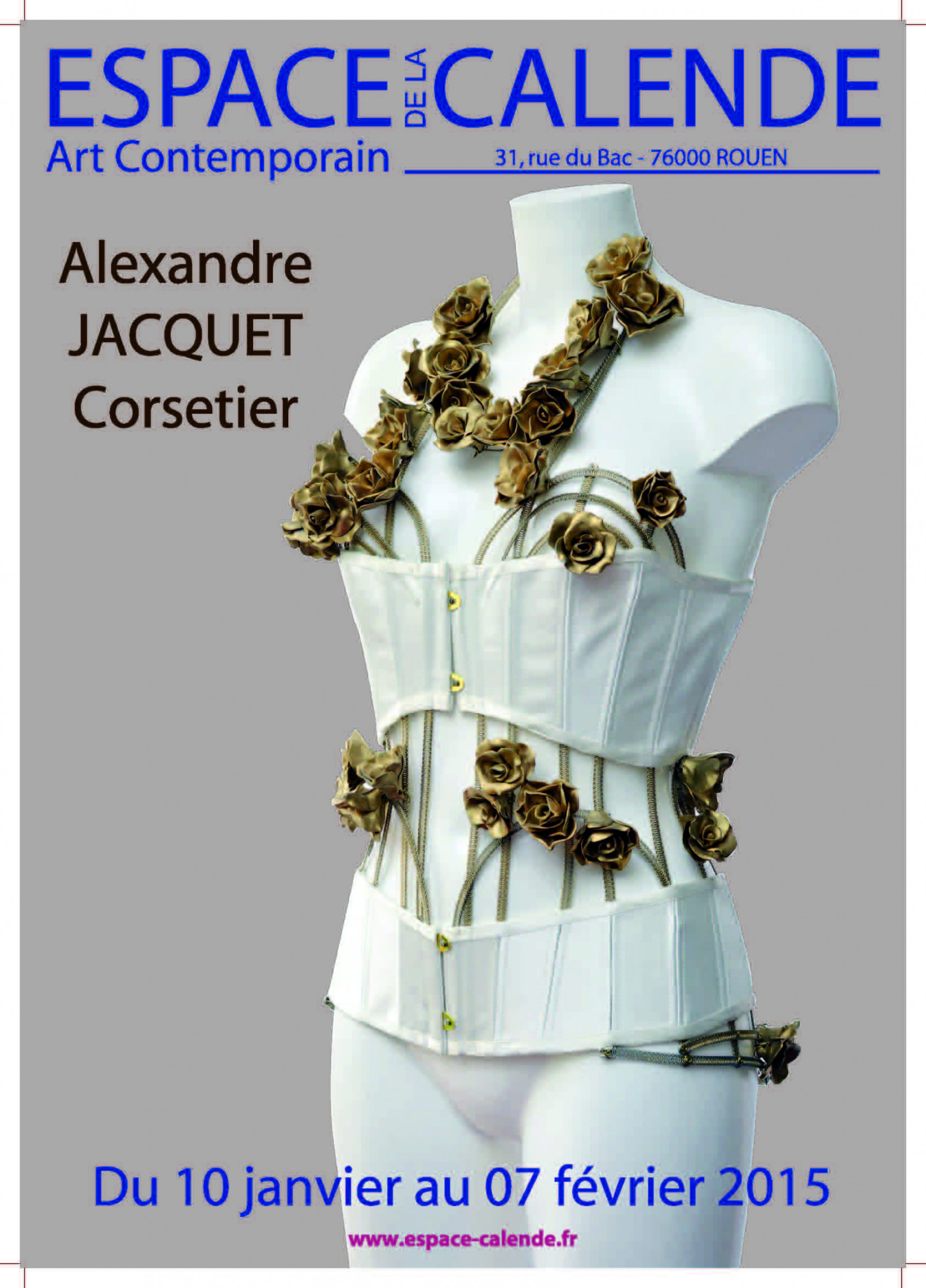 Exposition Sophie MORISSE, Alexandre JACQUET, Peinture et Corsets