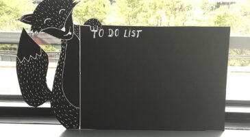 Fabriquer un tableau noir à partir d&rsquo;un vieux calendrier