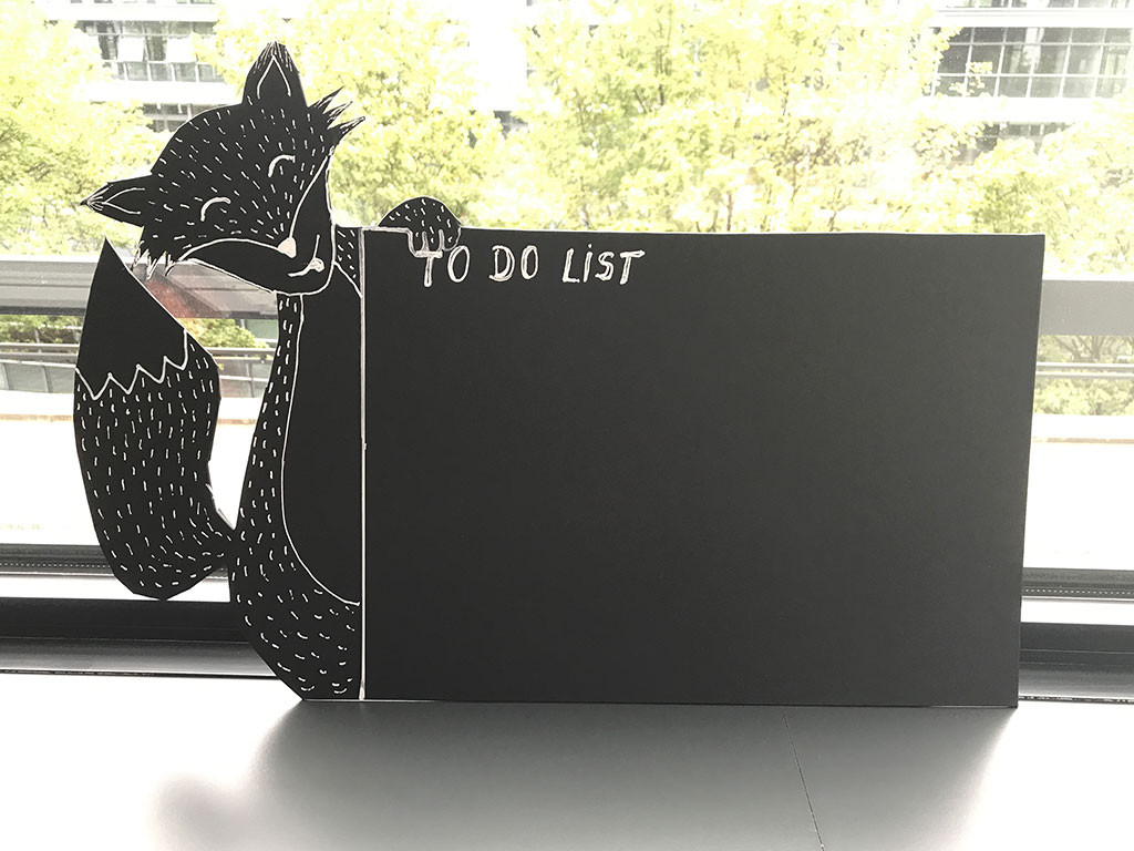 Fabriquer un tableau noir à partir d&rsquo;un vieux calendrier